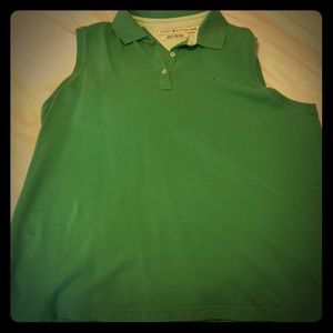 Sleeveless Tommy Collared Shirt